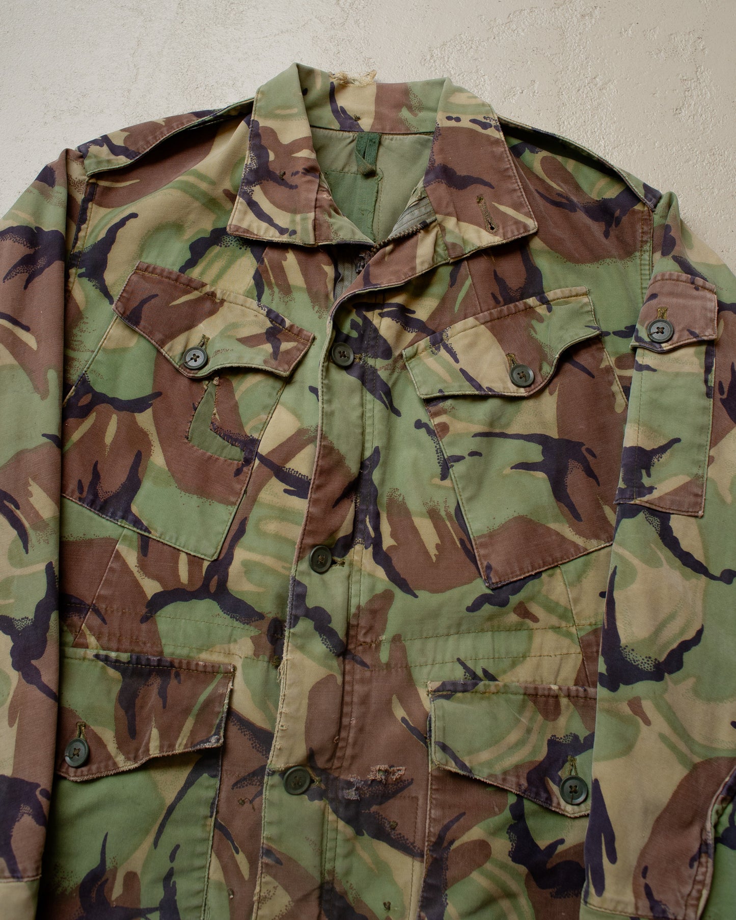 1970s/80s British Army DPM Camouflage Field Jacket - M