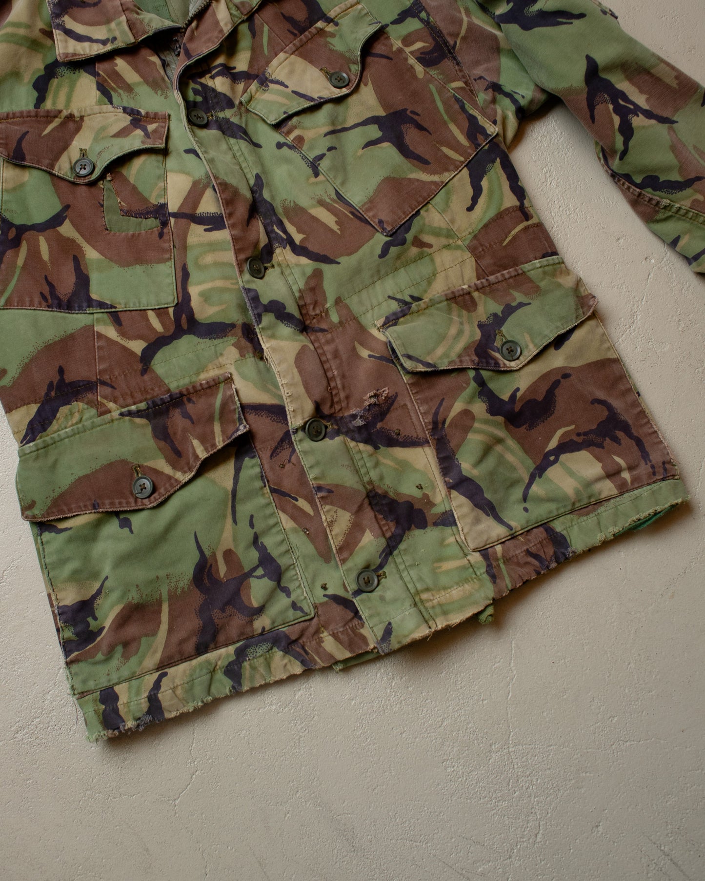 1970s/80s British Army DPM Camouflage Field Jacket - M