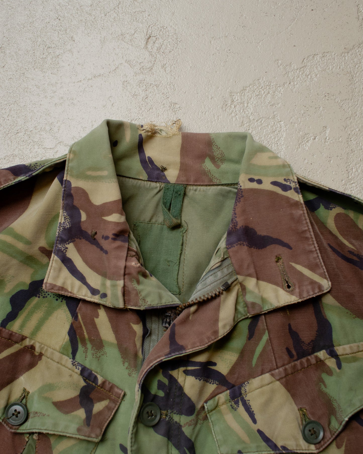 1970s/80s British Army DPM Camouflage Field Jacket - M