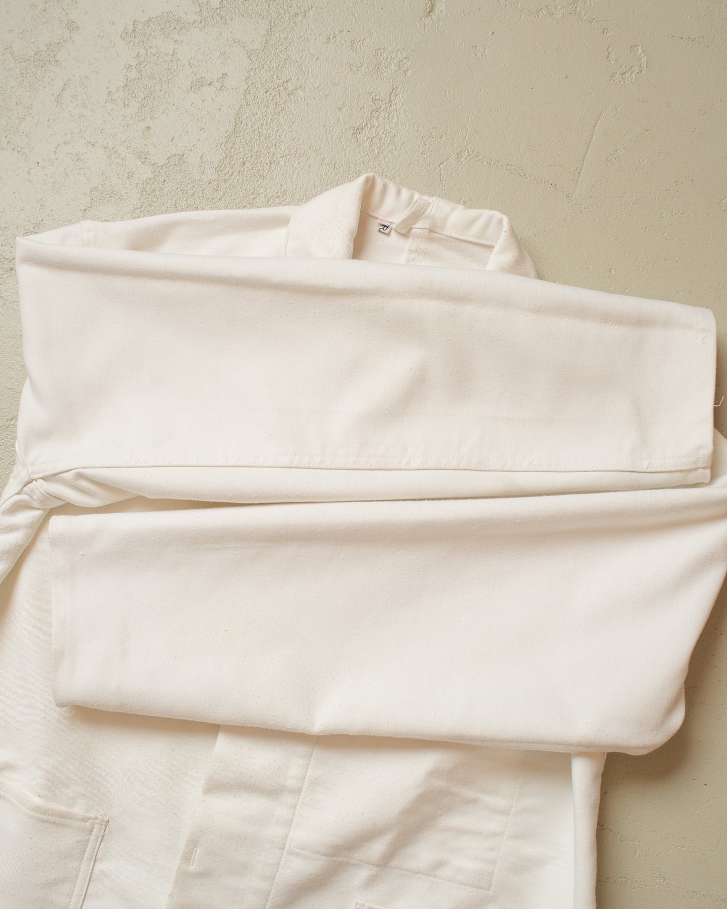 1970s Moleskin Workwear Jacket white - XXL