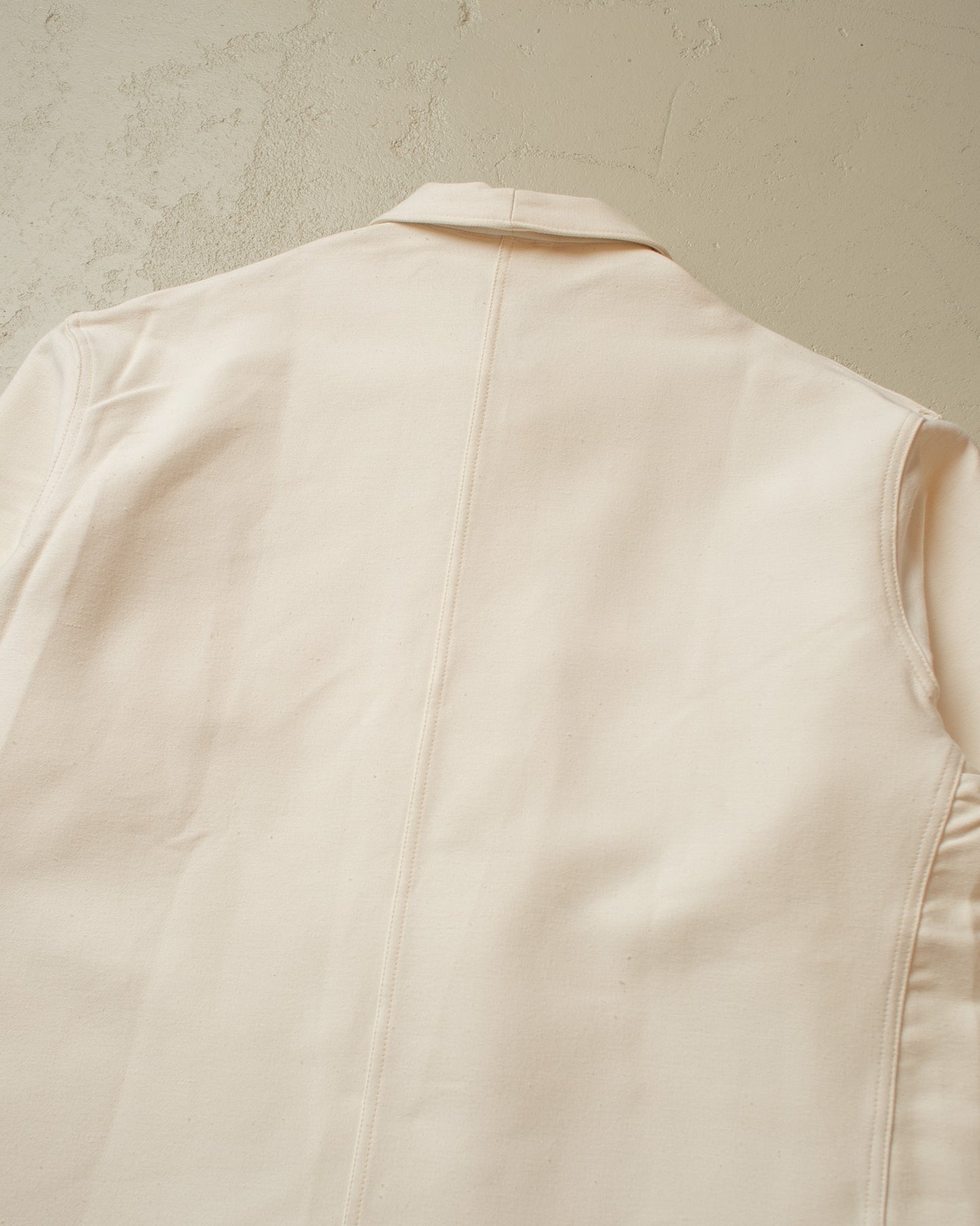 1970s Moleskin Workwear Jacket white - XXXL