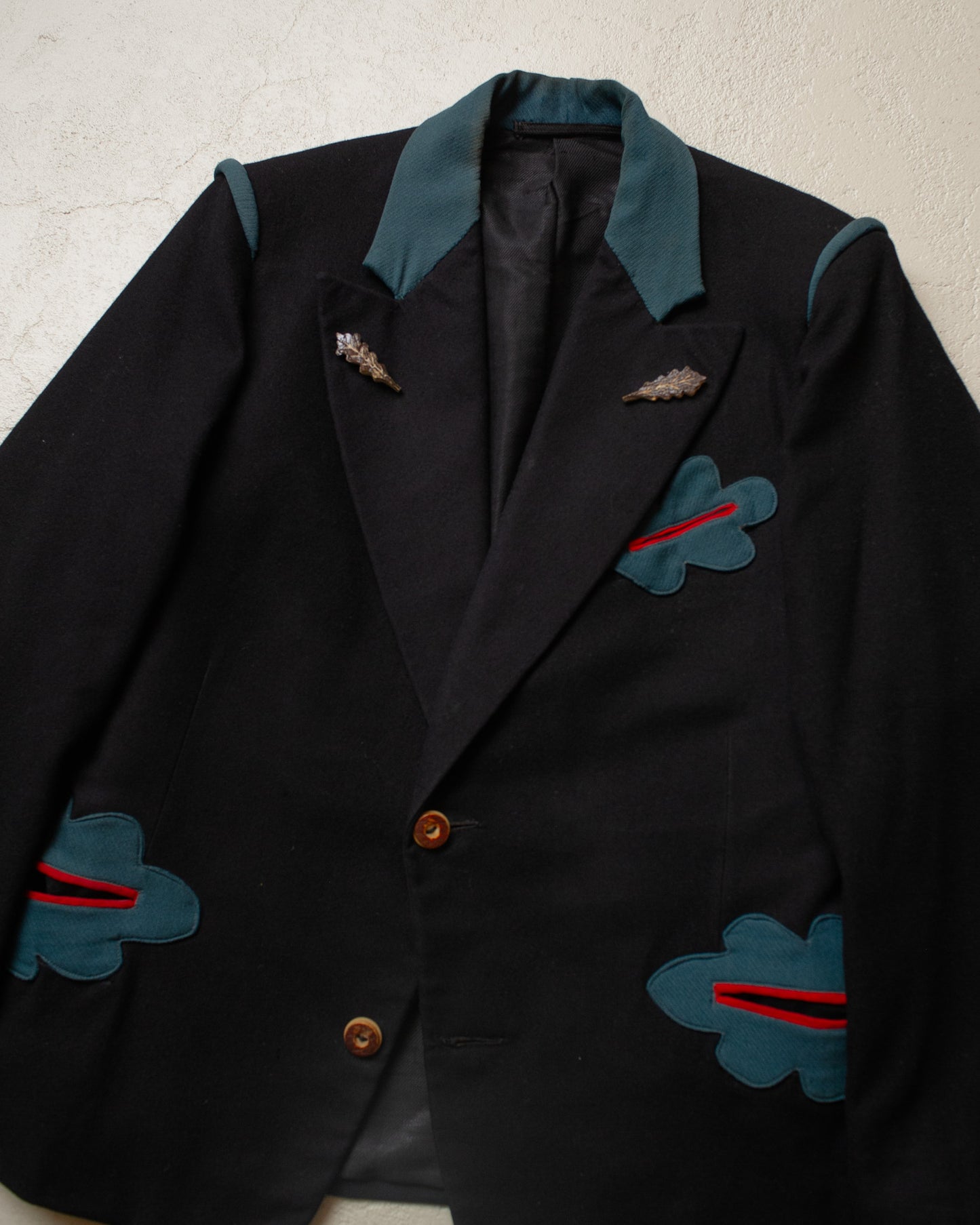 1920s/30s German "Janker" Traditional Jacket black - S