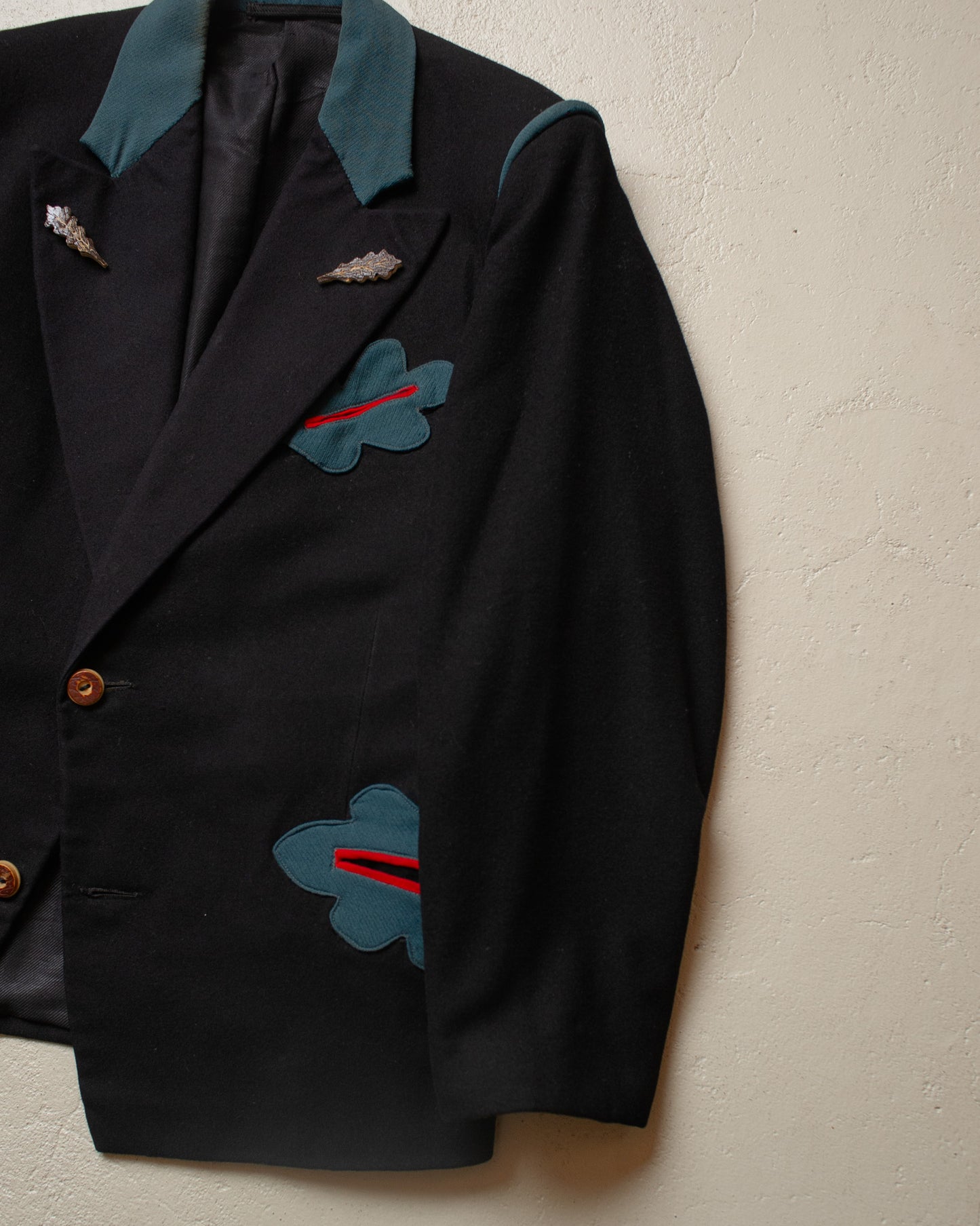 1920s/30s German "Janker" Traditional Jacket black - S