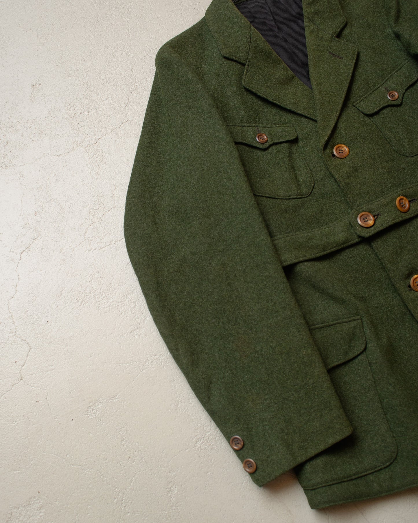 1920s German Belted Sports Jacket Set green - S