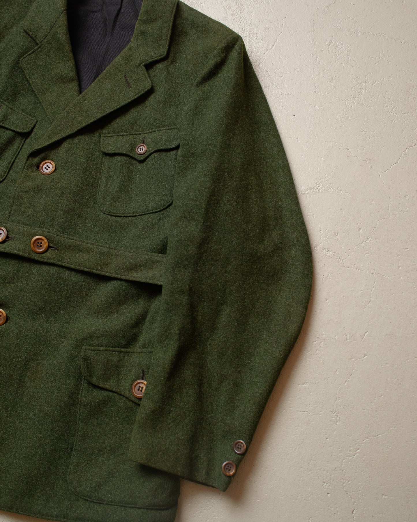 1920s German Belted Sports Jacket Set green - S