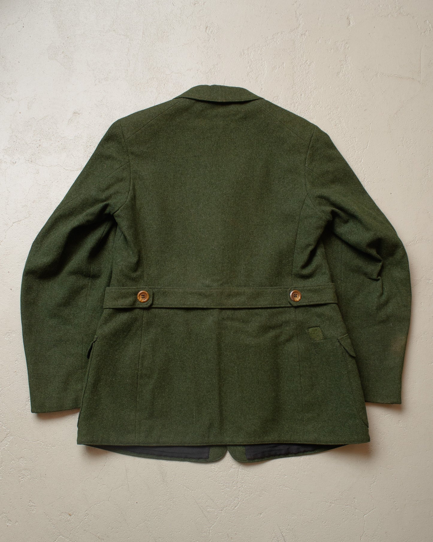1920s German Belted Sports Jacket Set green - S