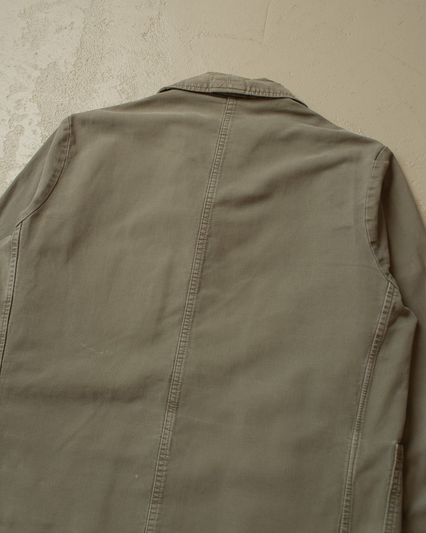 1950s/60s Faded Workwear Jacket khaki - M/L