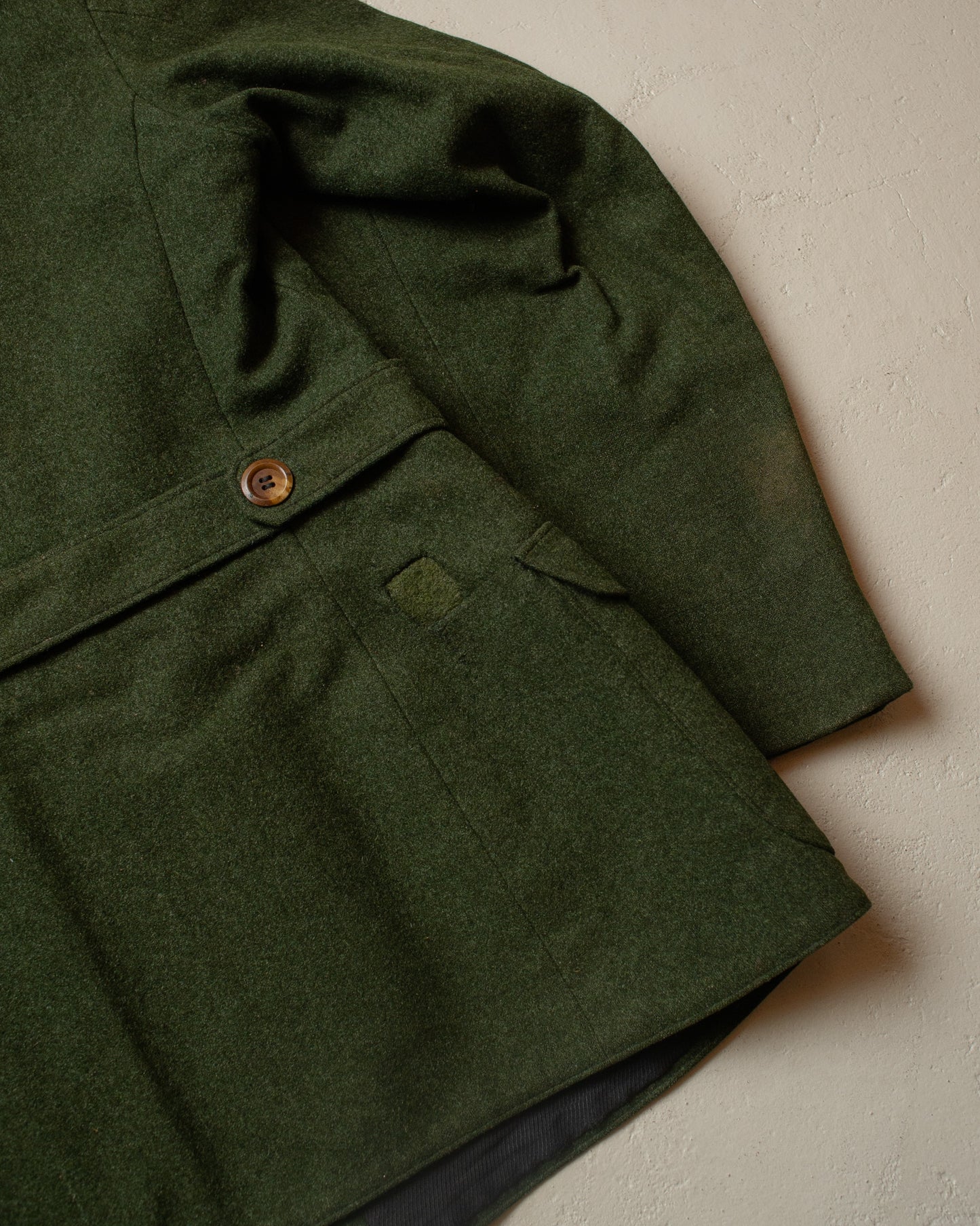 1920s German Belted Sports Jacket Set green - S