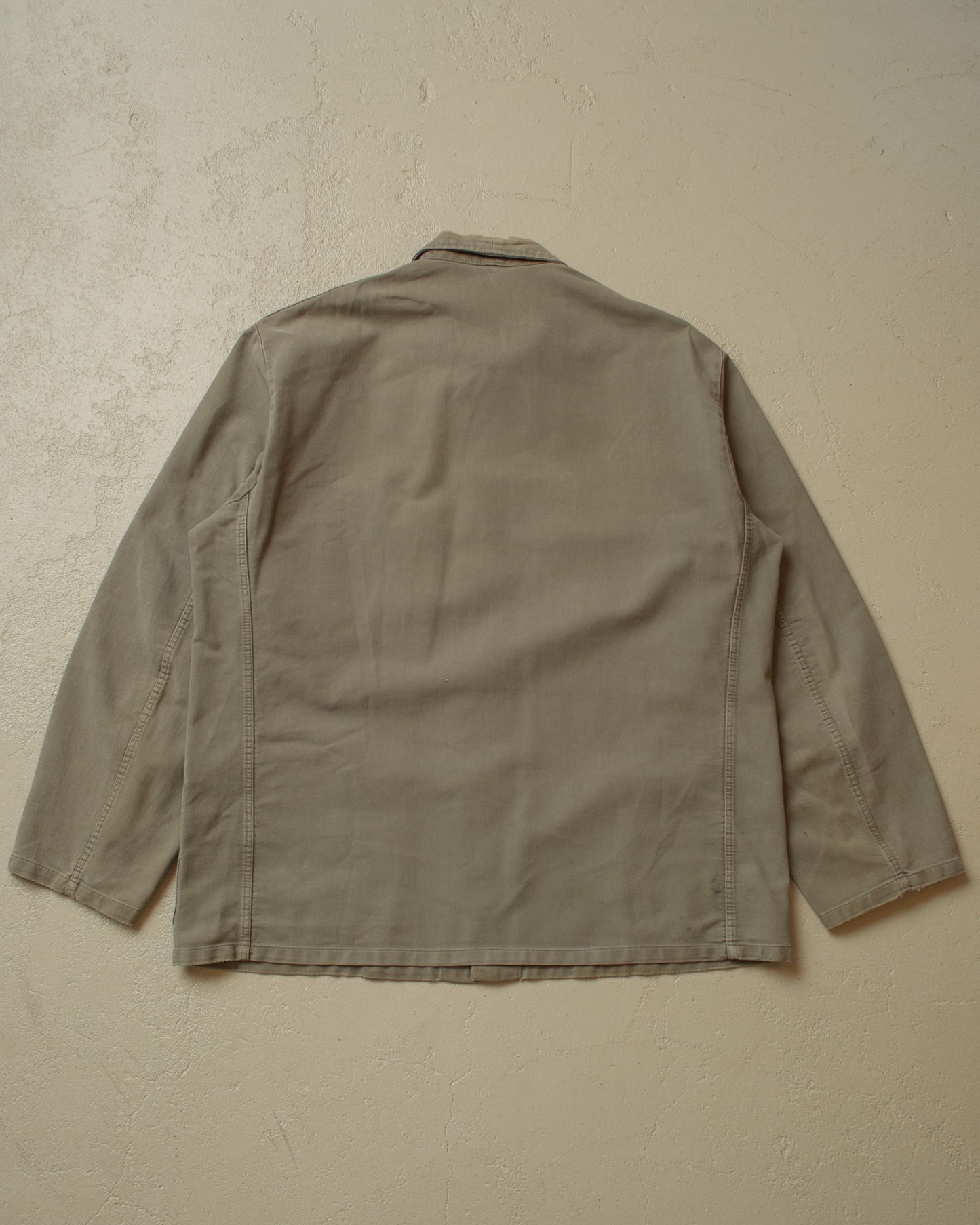 1950s/60s Faded Workwear Jacket khaki - XL