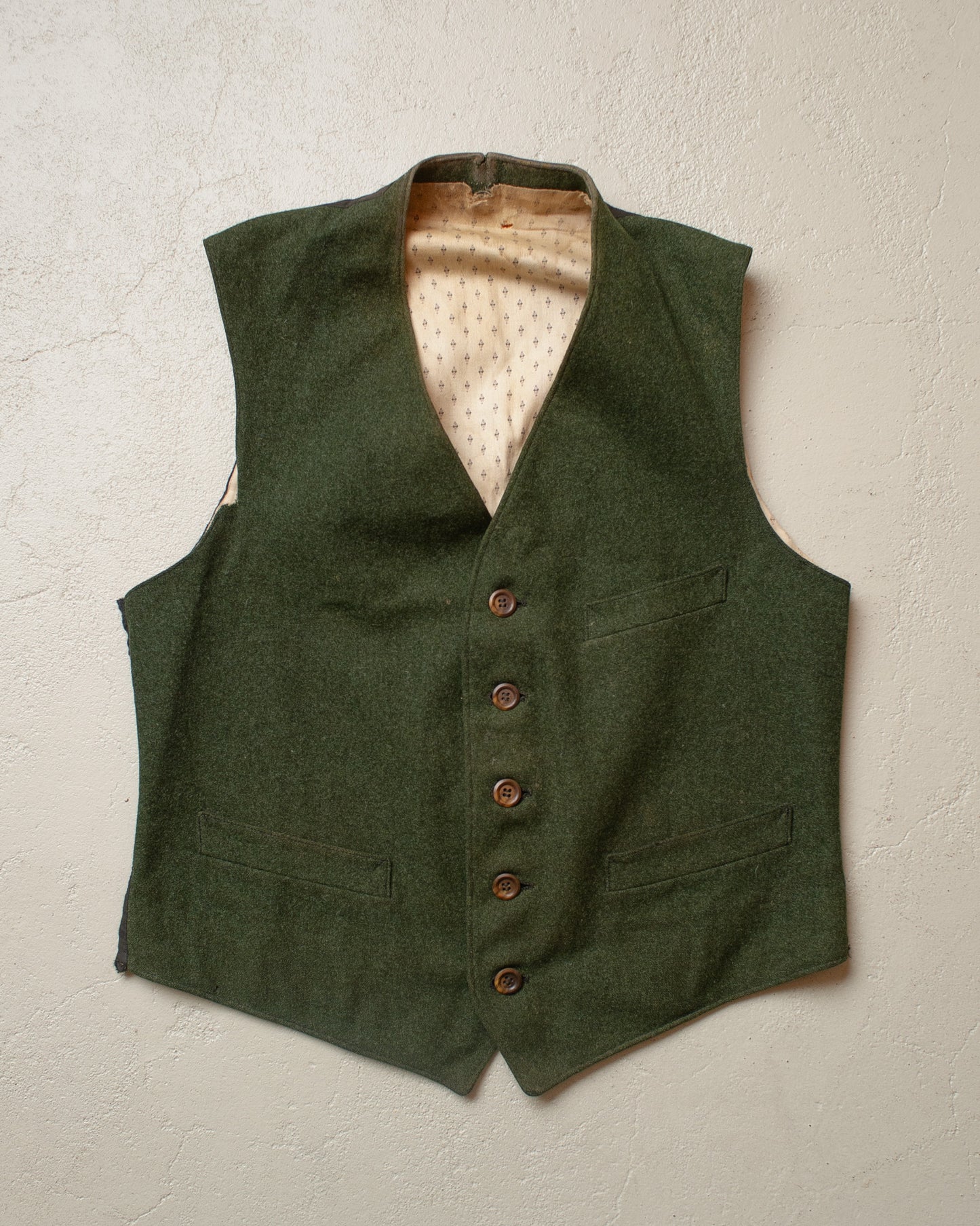 1920s German Belted Sports Jacket Set green - S