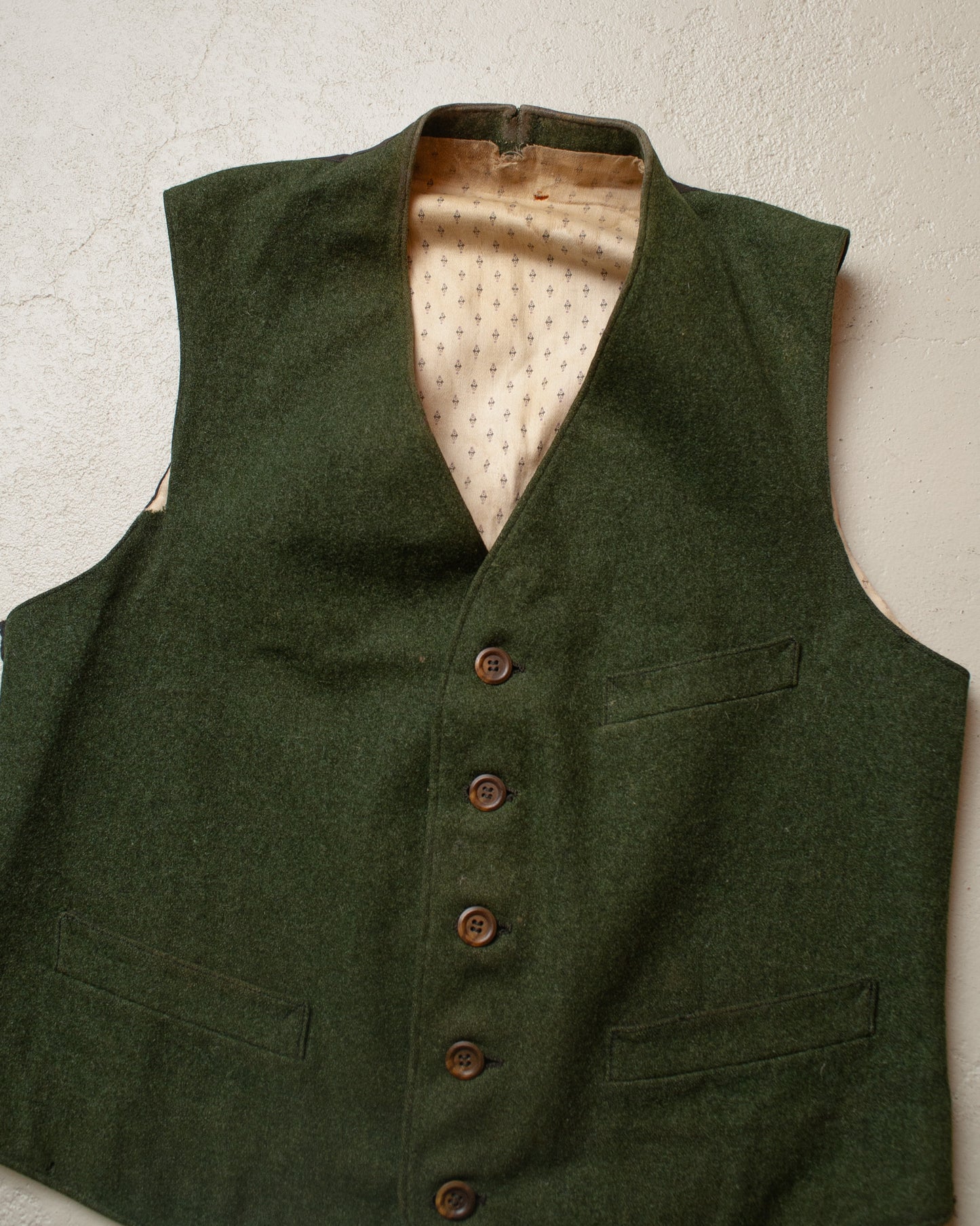 1920s German Belted Sports Jacket Set green - S