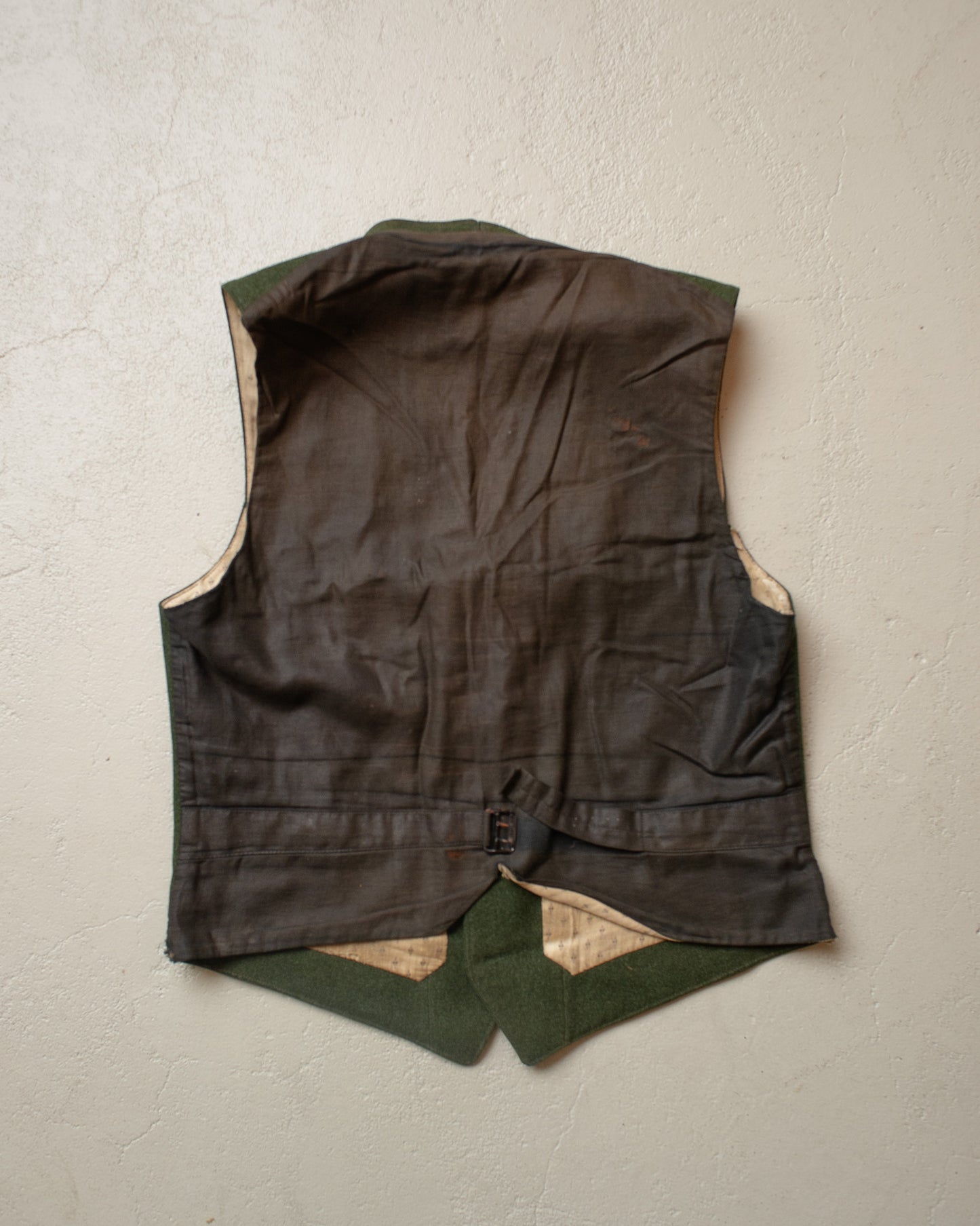 1920s German Belted Sports Jacket Set green - S