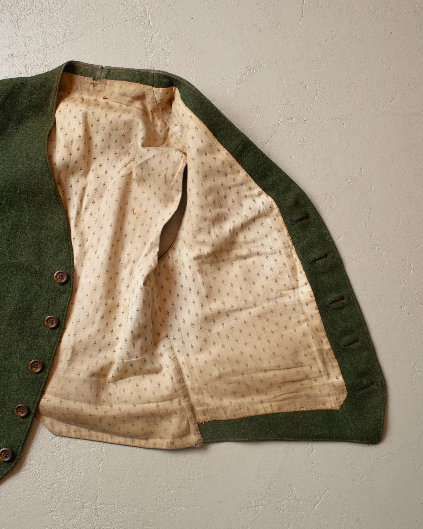 1920s German Belted Sports Jacket Set green - S