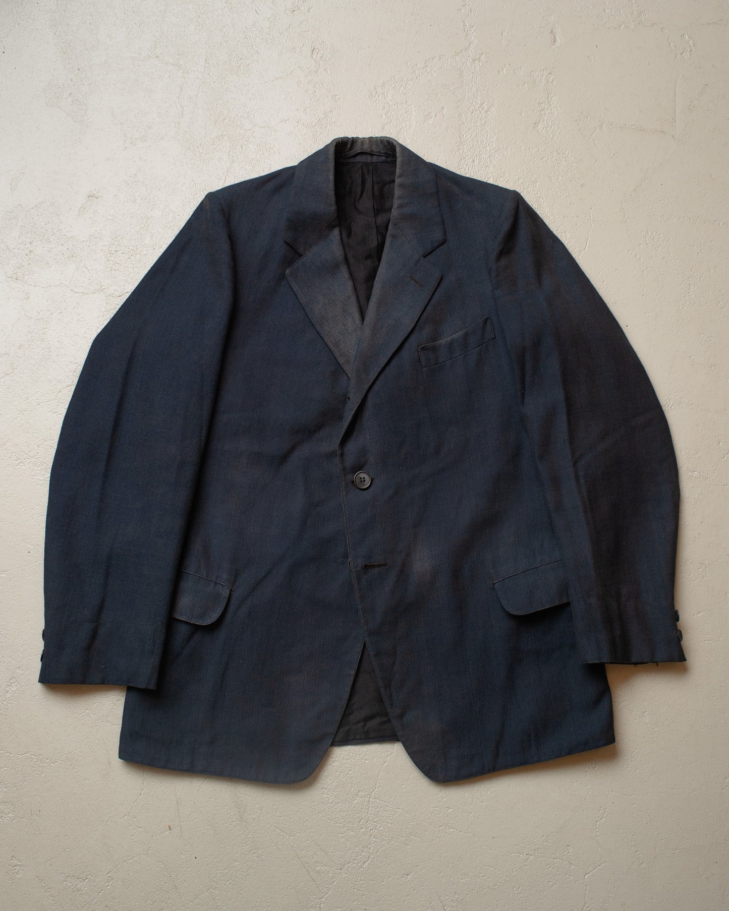 1920s German Three Piece Work Suit blue - XS/S
