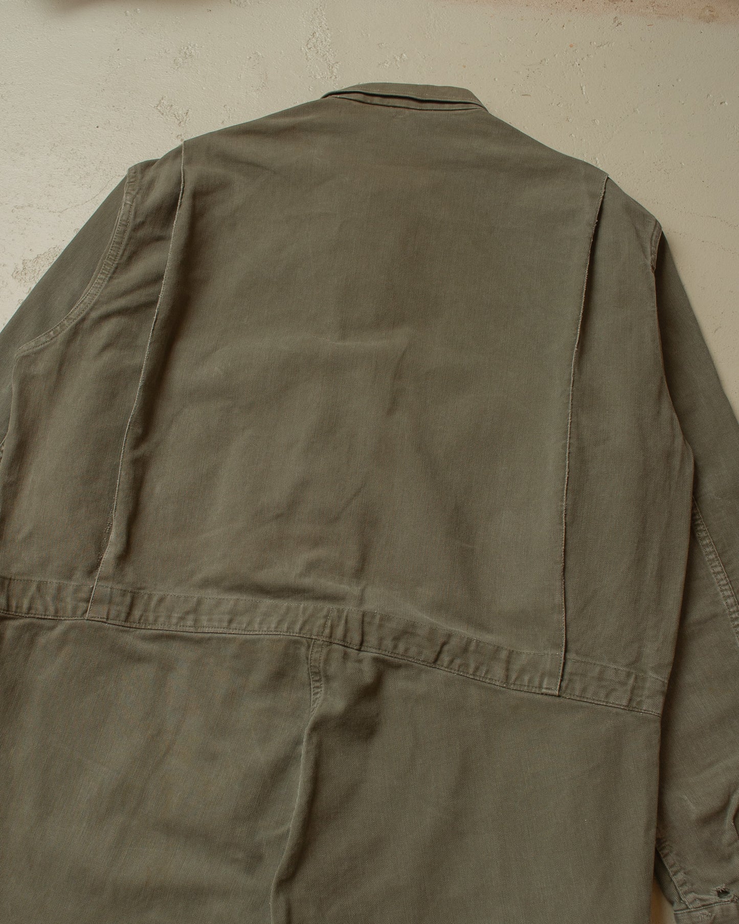 1960s/70s Faded Workwear Coverall khaki - XL/XXL