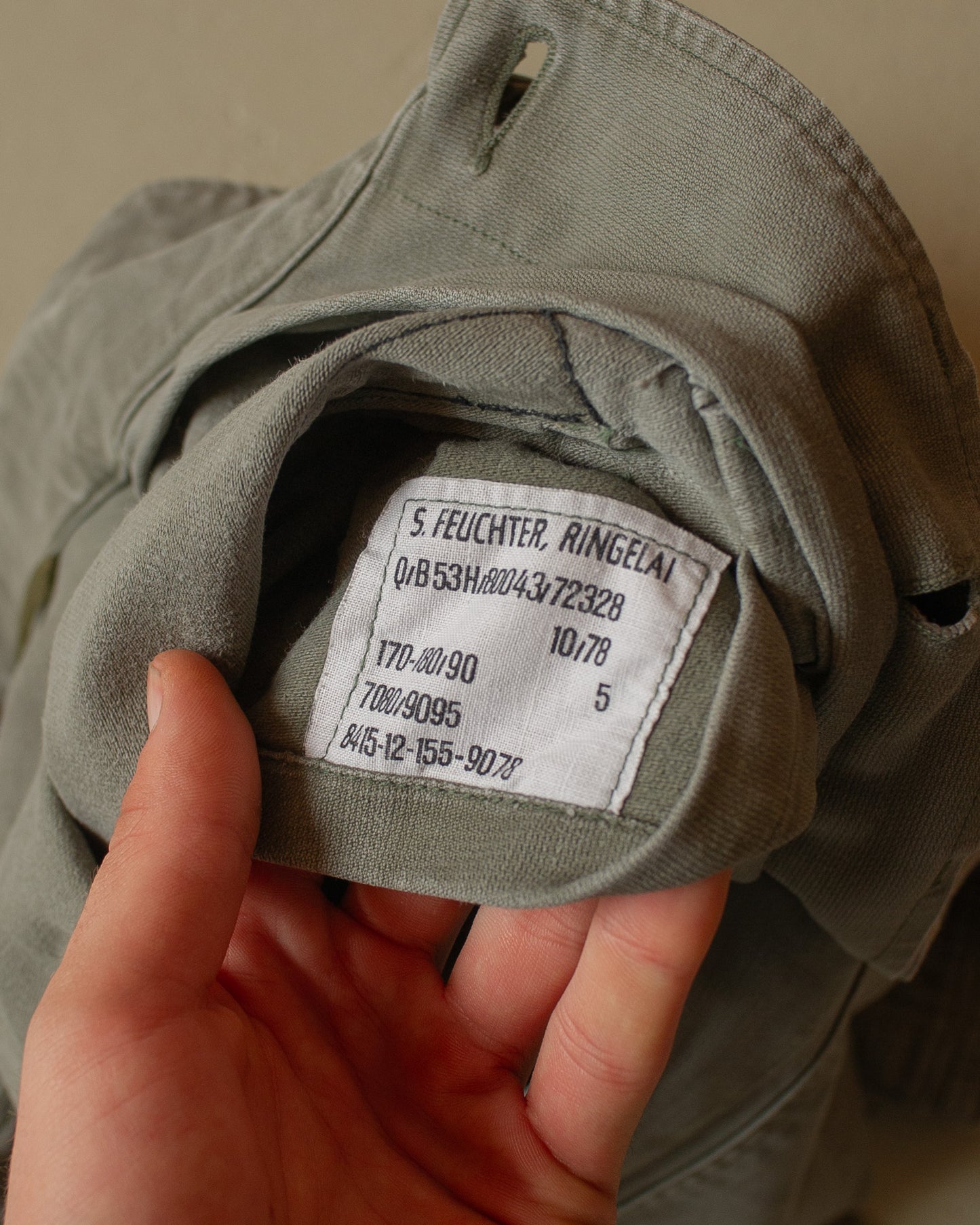 1978 German Army Field Shirt - S/M