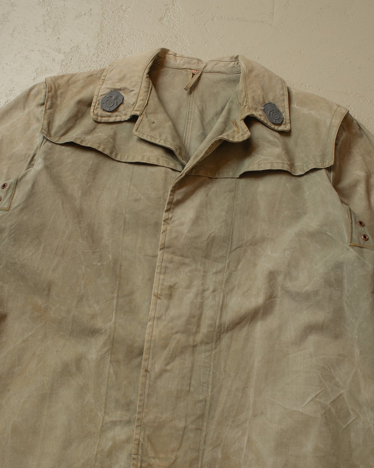 1960s Faded Fire Department Work Shirt - XL