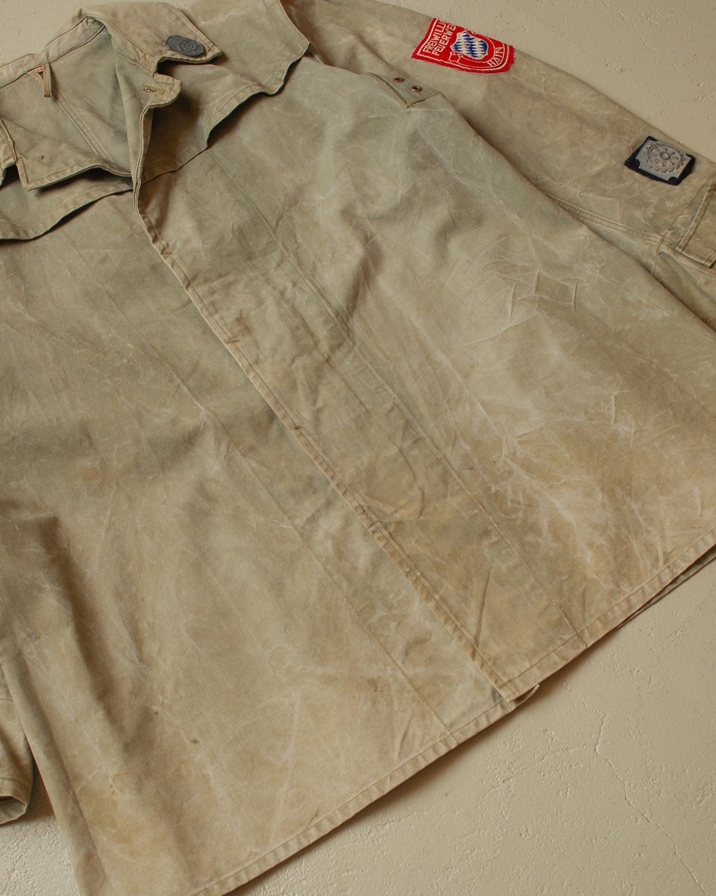 1960s Faded Fire Department Work Shirt - XL