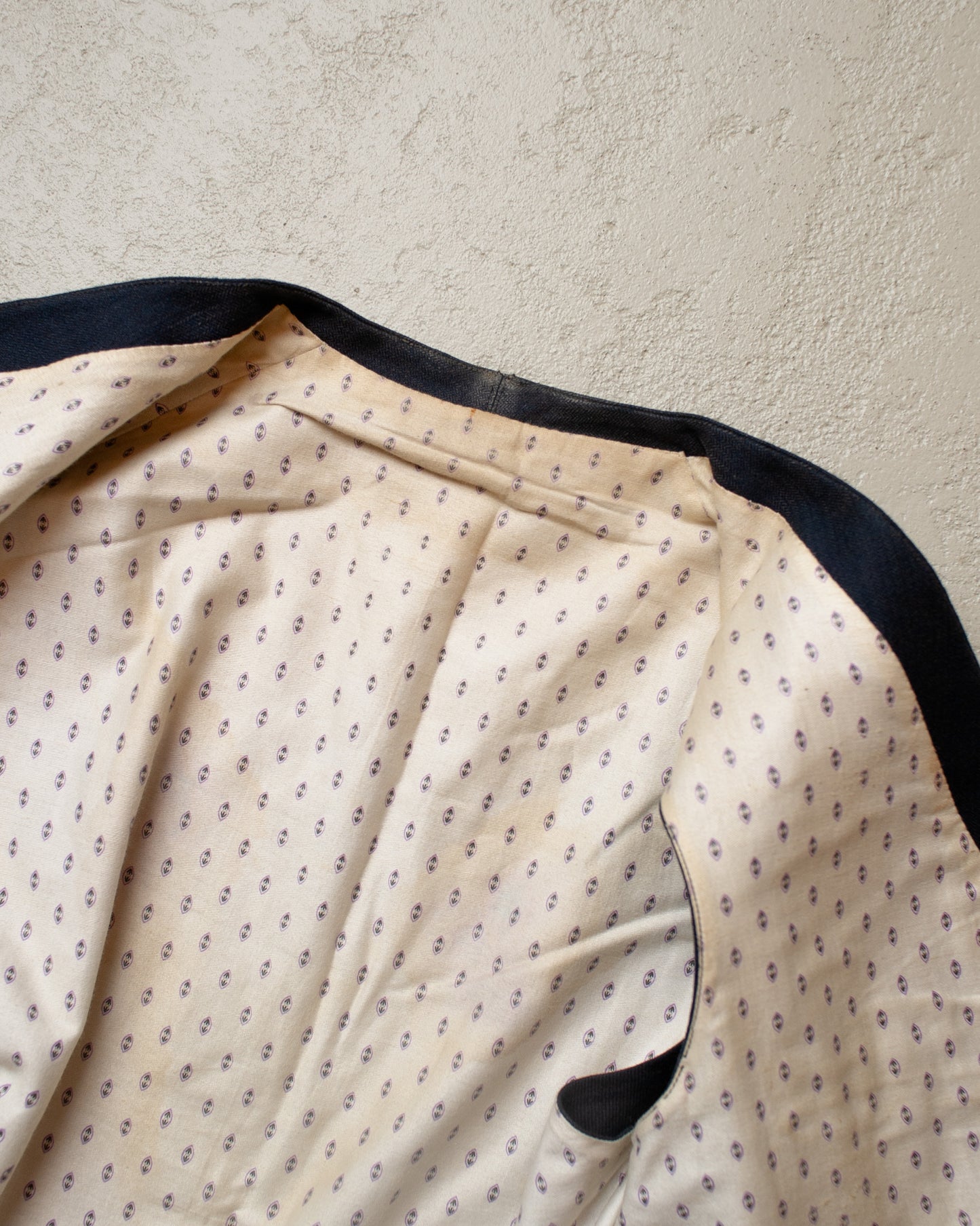 1920s German Three Piece Work Suit blue - XS/S
