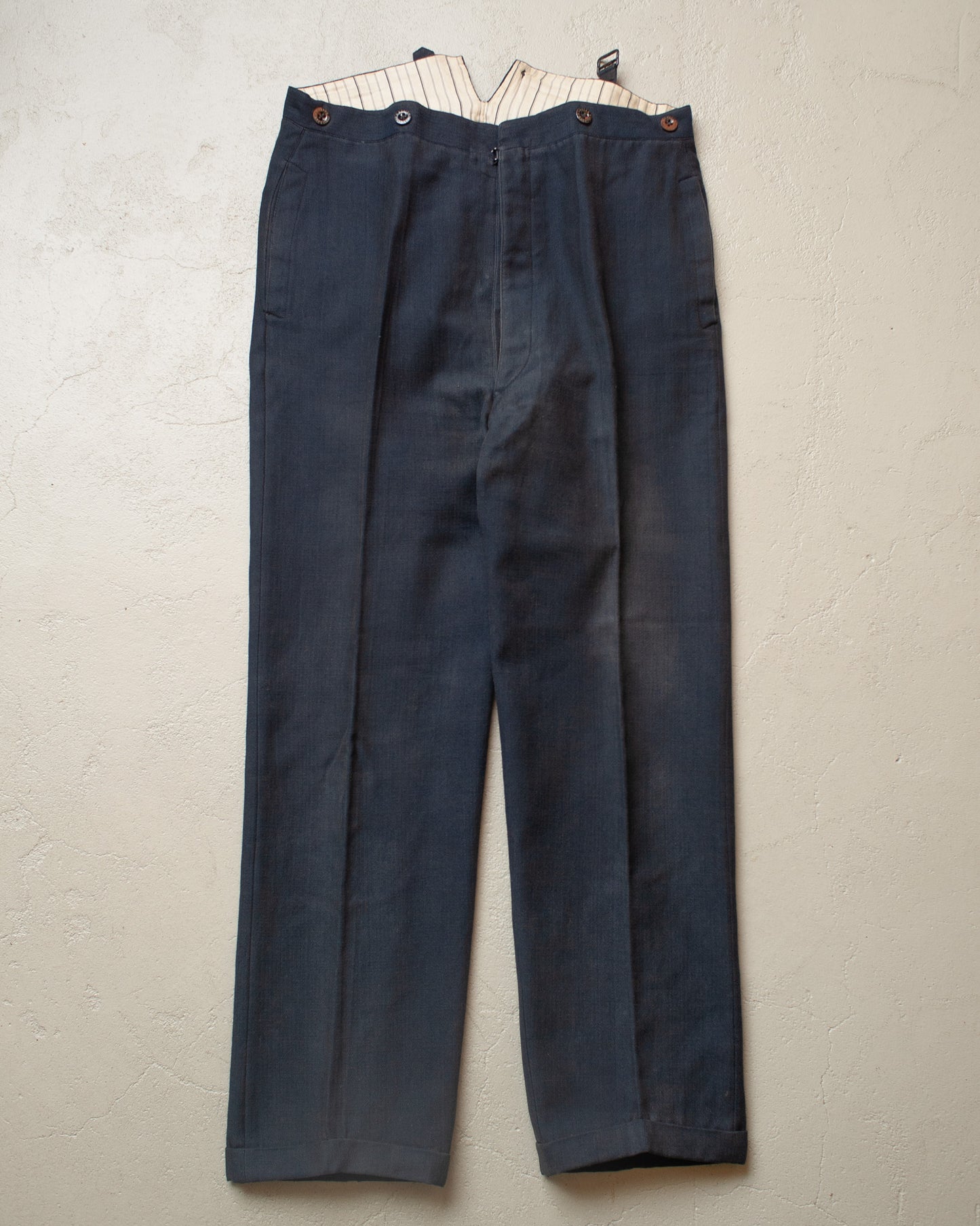1920s German Three Piece Work Suit blue - XS/S