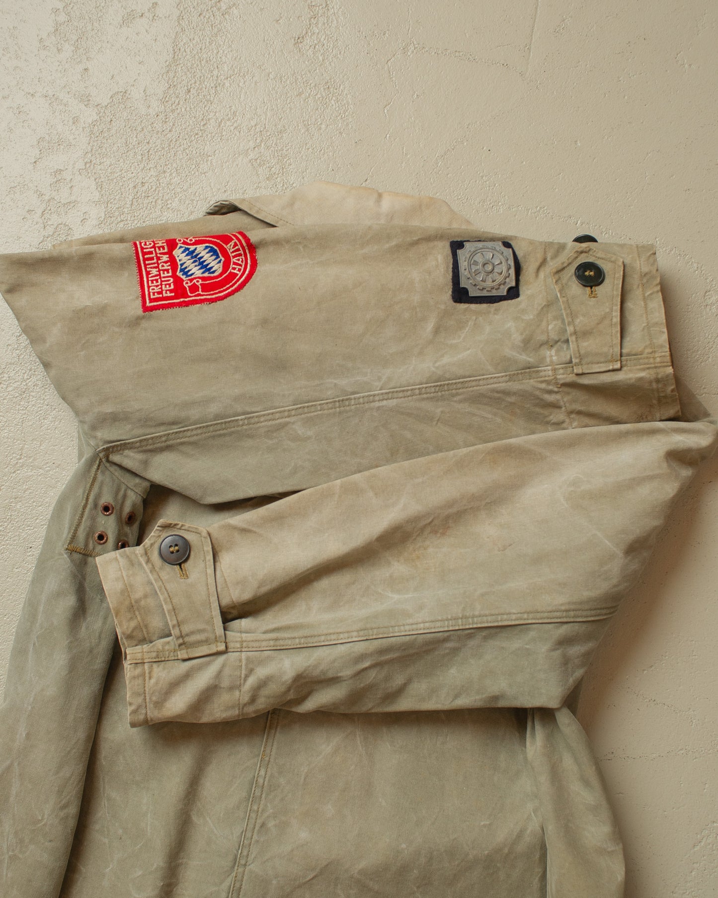 1960s Faded Fire Department Work Shirt - XL