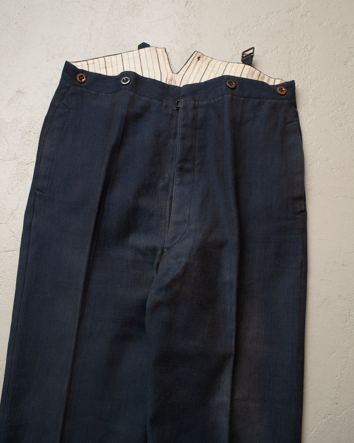 1920s German Three Piece Work Suit blue - XS/S