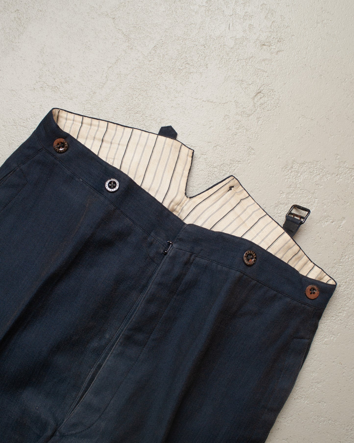 1920s German Three Piece Work Suit blue - XS/S