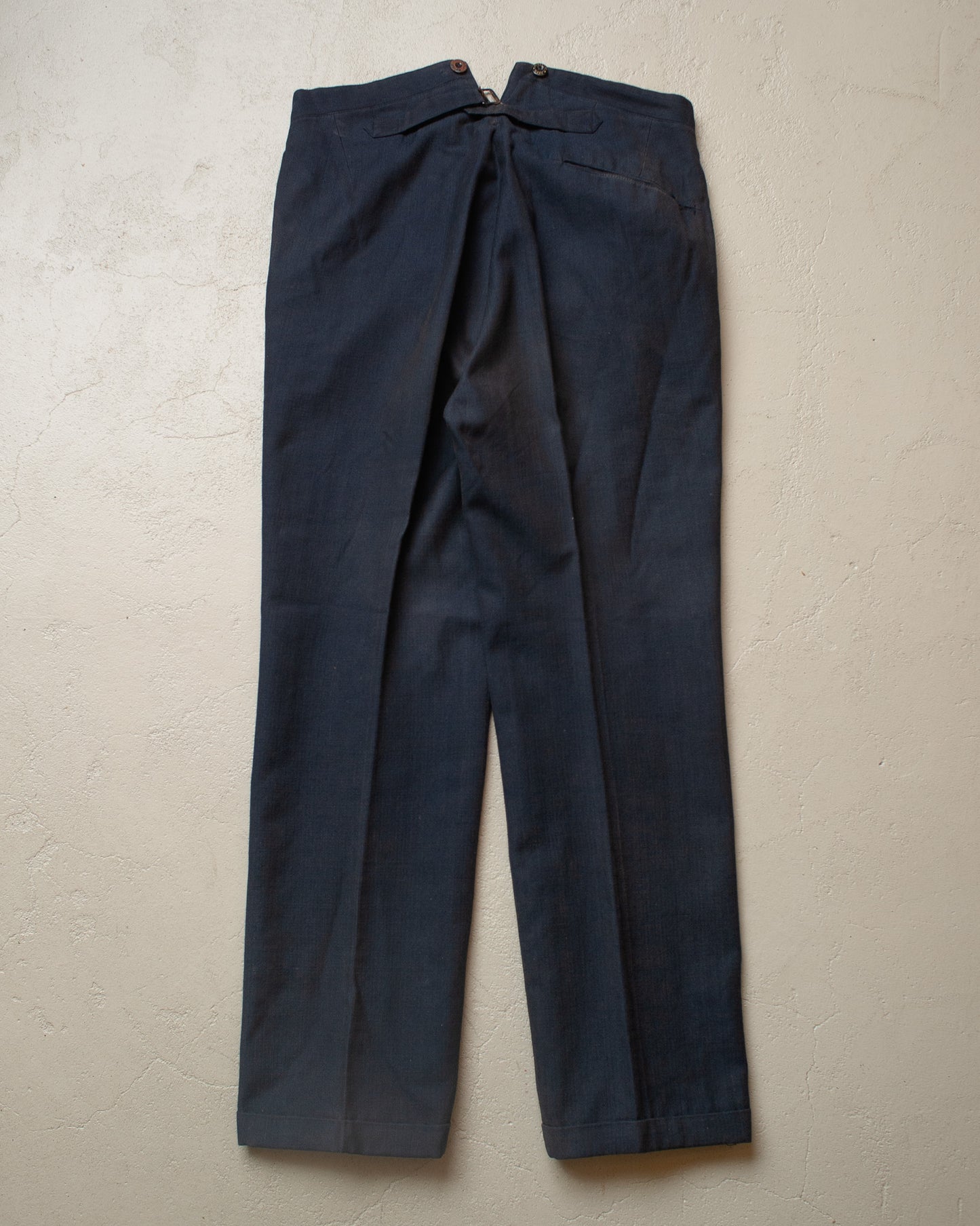 1920s German Three Piece Work Suit blue - XS/S
