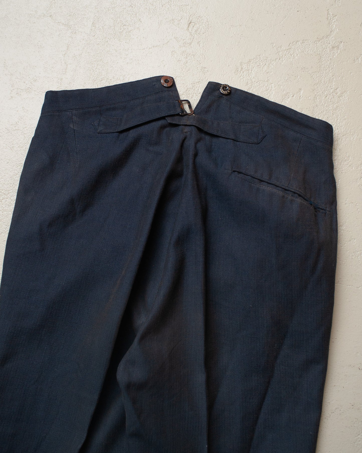 1920s German Three Piece Work Suit blue - XS/S