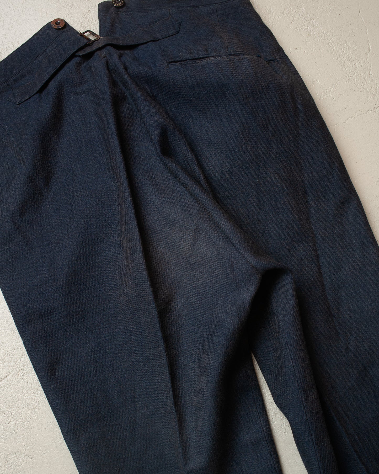1920s German Three Piece Work Suit blue - XS/S
