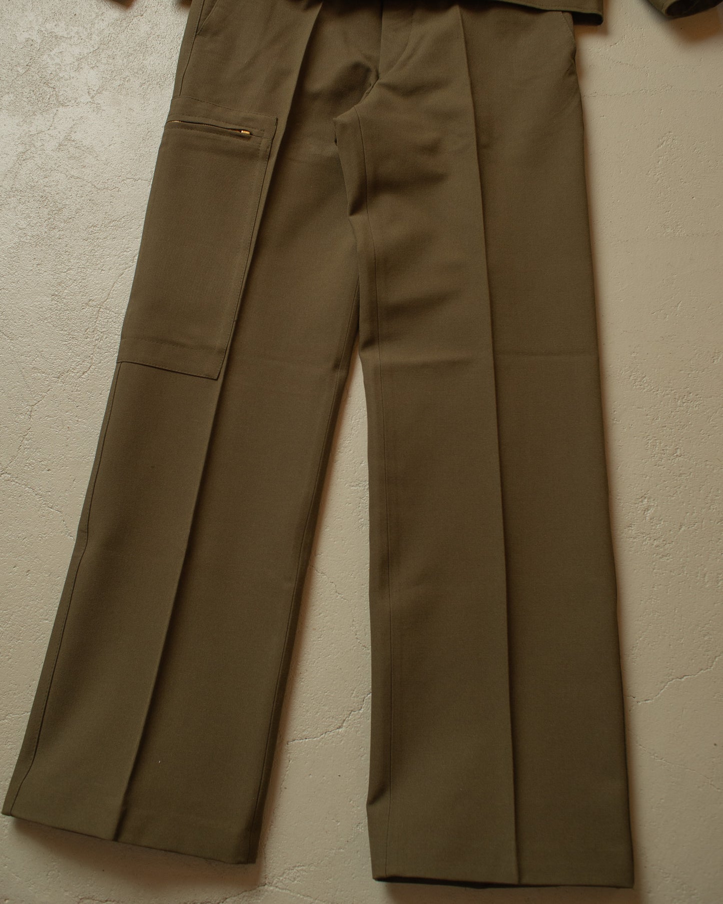 1970s Deadstock Coca-Cola Workwear Suit khaki - L