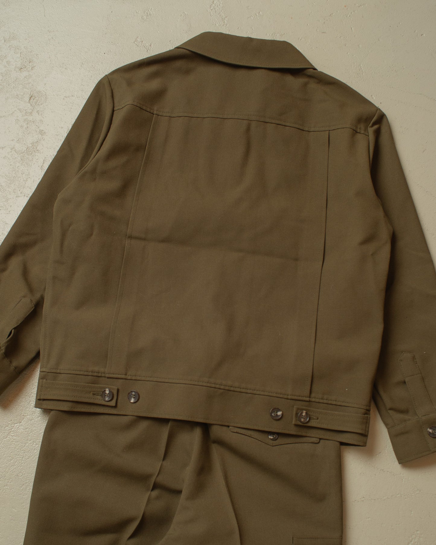 1970s Deadstock Coca-Cola Workwear Suit khaki - L