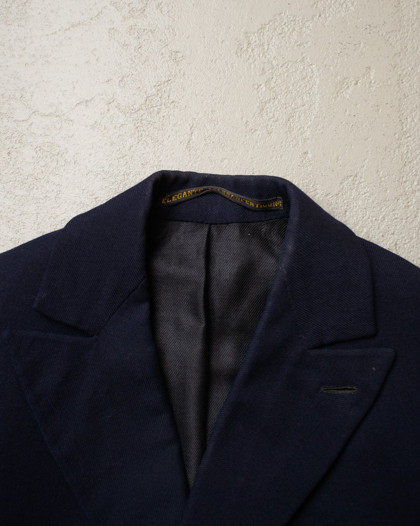 1920s German Double Breasted Suit Jacket navyblue - XS/S