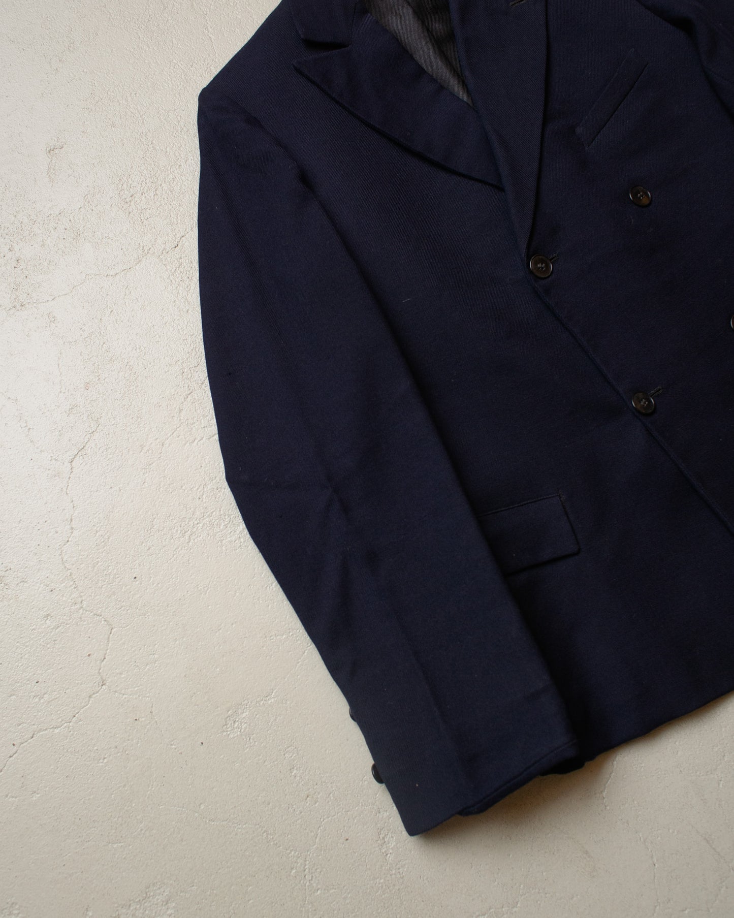 1920s German Double Breasted Suit Jacket navyblue - XS/S