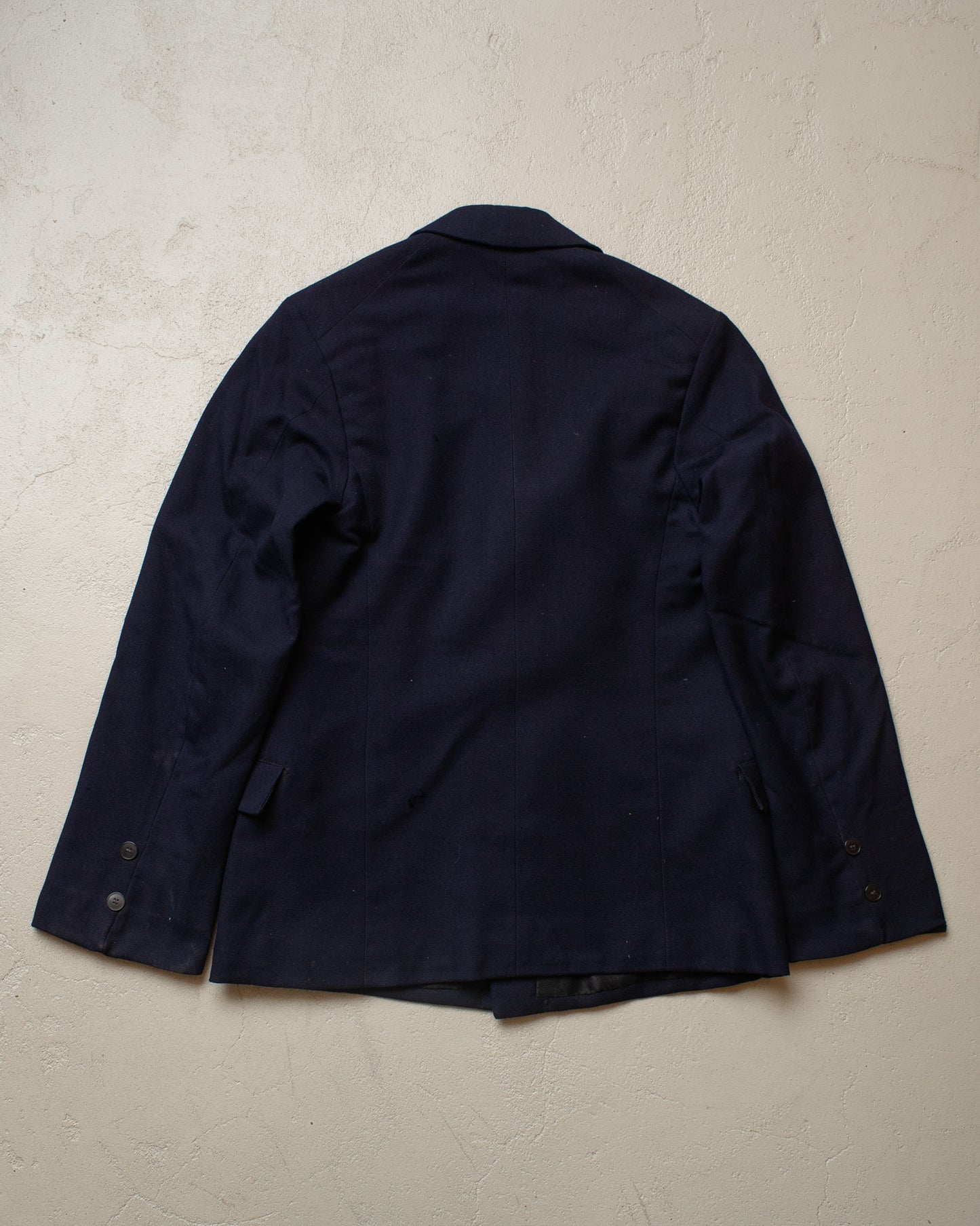 1920s German Double Breasted Suit Jacket navyblue - XS/S