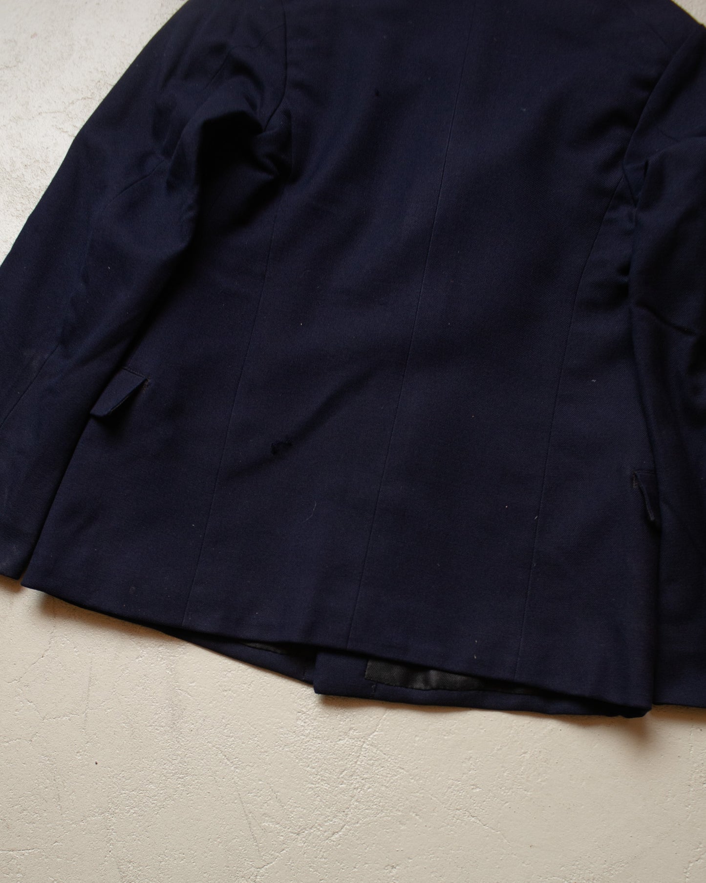 1920s German Double Breasted Suit Jacket navyblue - XS/S
