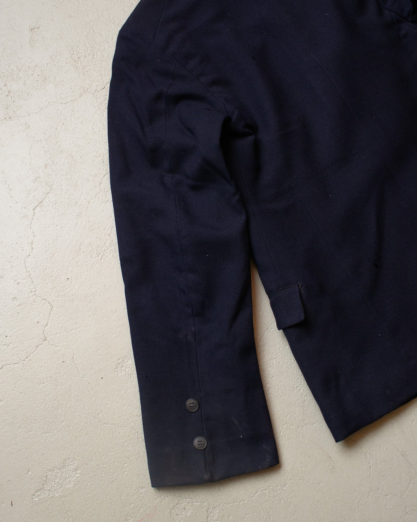 1920s German Double Breasted Suit Jacket navyblue - XS/S