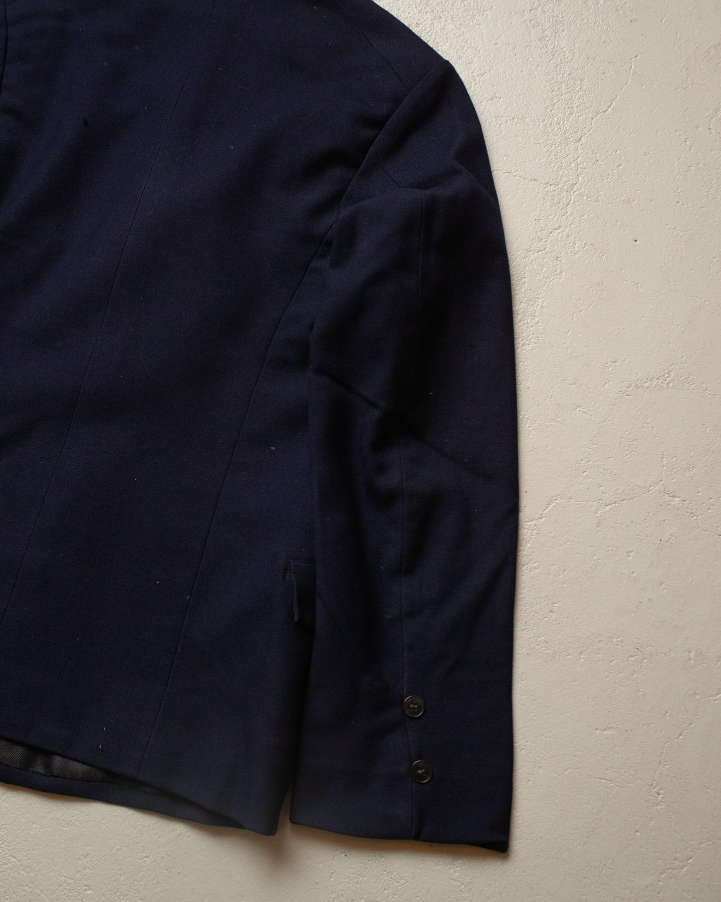 1920s German Double Breasted Suit Jacket navyblue - XS/S