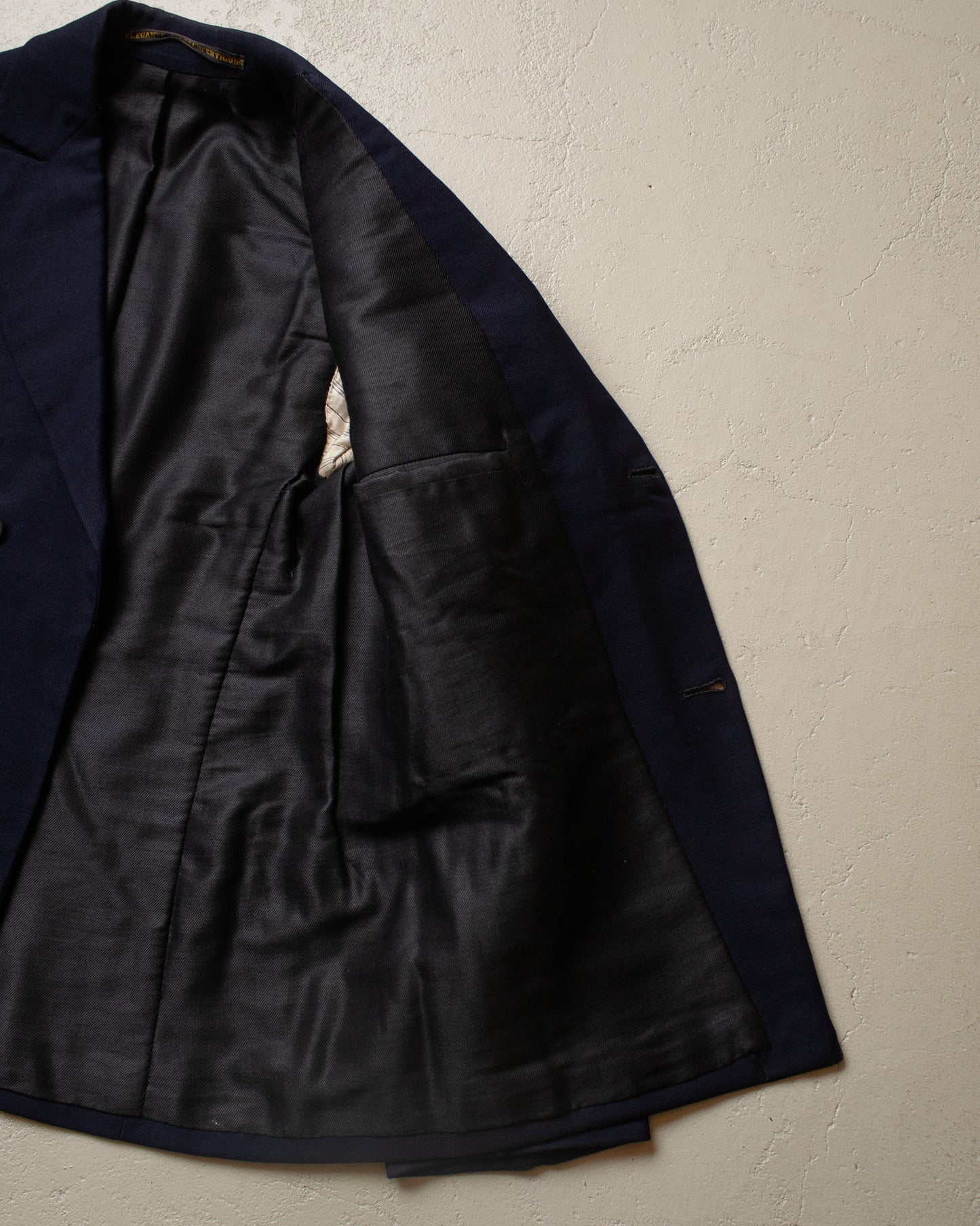 1920s German Double Breasted Suit Jacket navyblue - XS/S