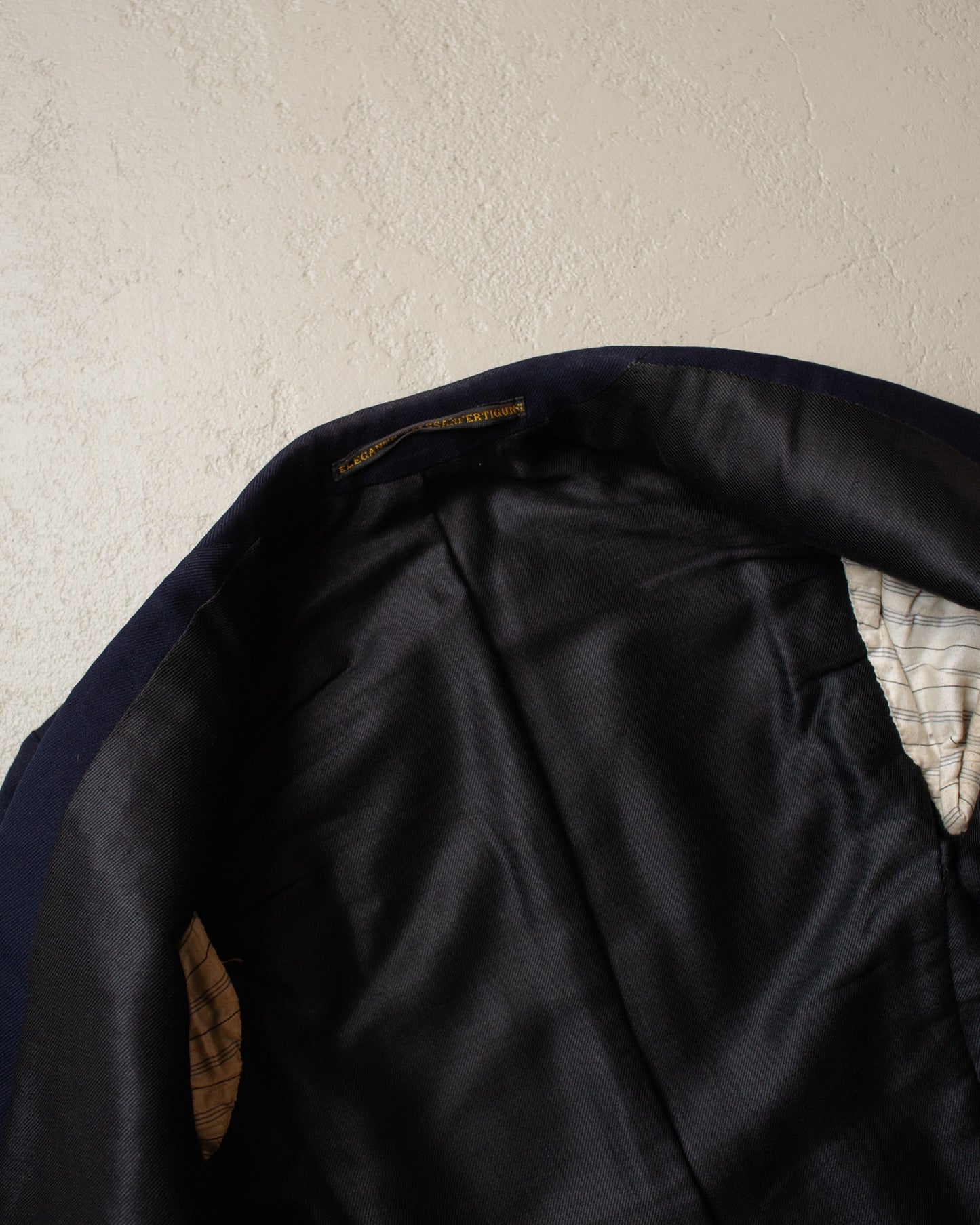 1920s German Double Breasted Suit Jacket navyblue - XS/S