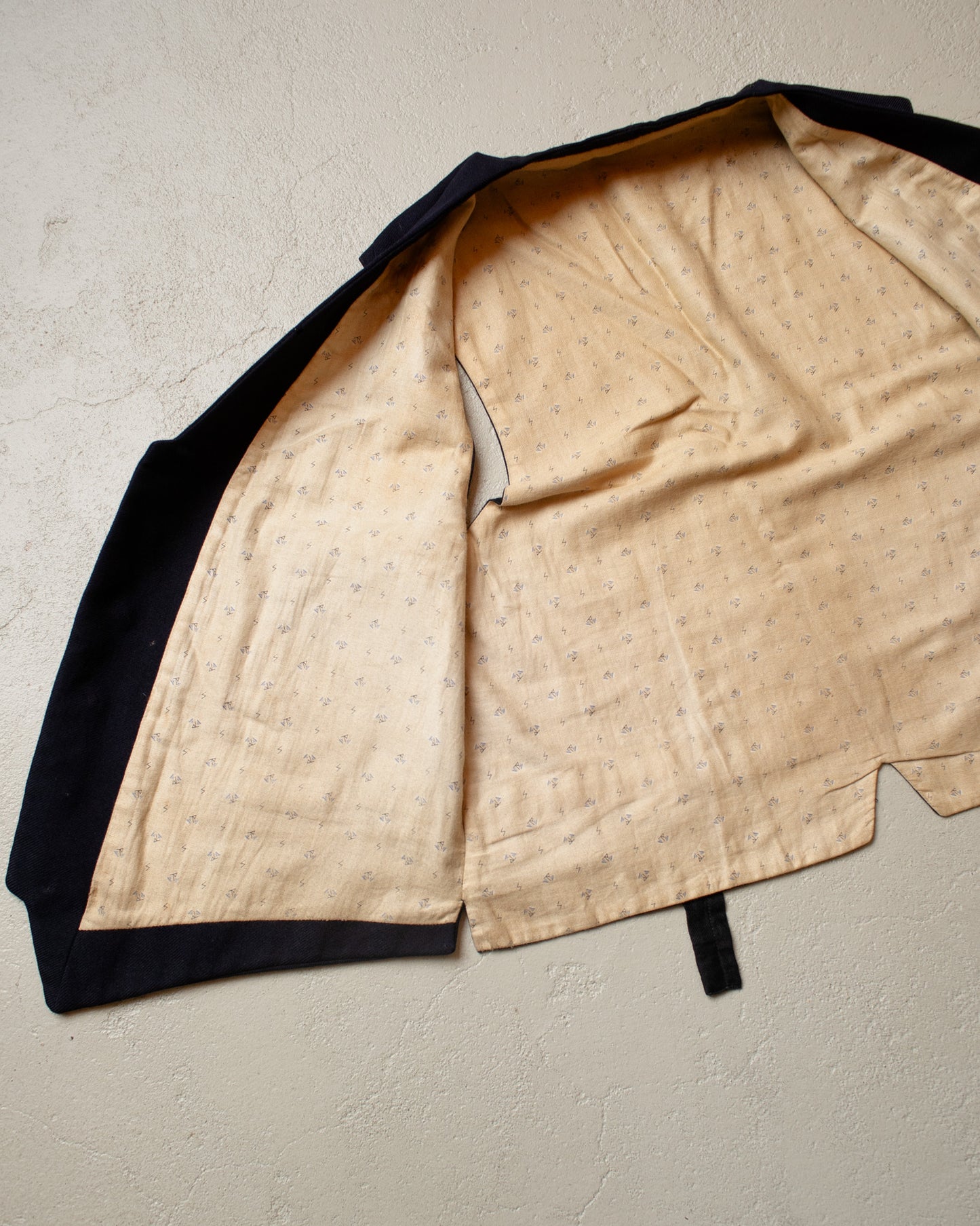 1920s/30s German Suit Vest + Pants Set navyblue - M/L
