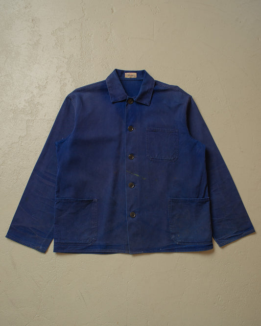 1970s Friendship Workwear Jacket navyblue - M/L