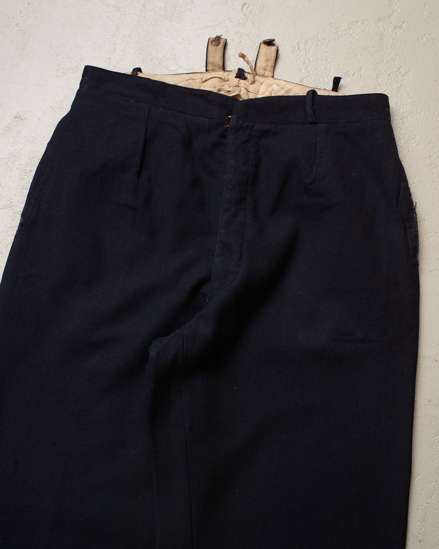 1920s/30s German Suit Vest + Pants Set navyblue - M/L