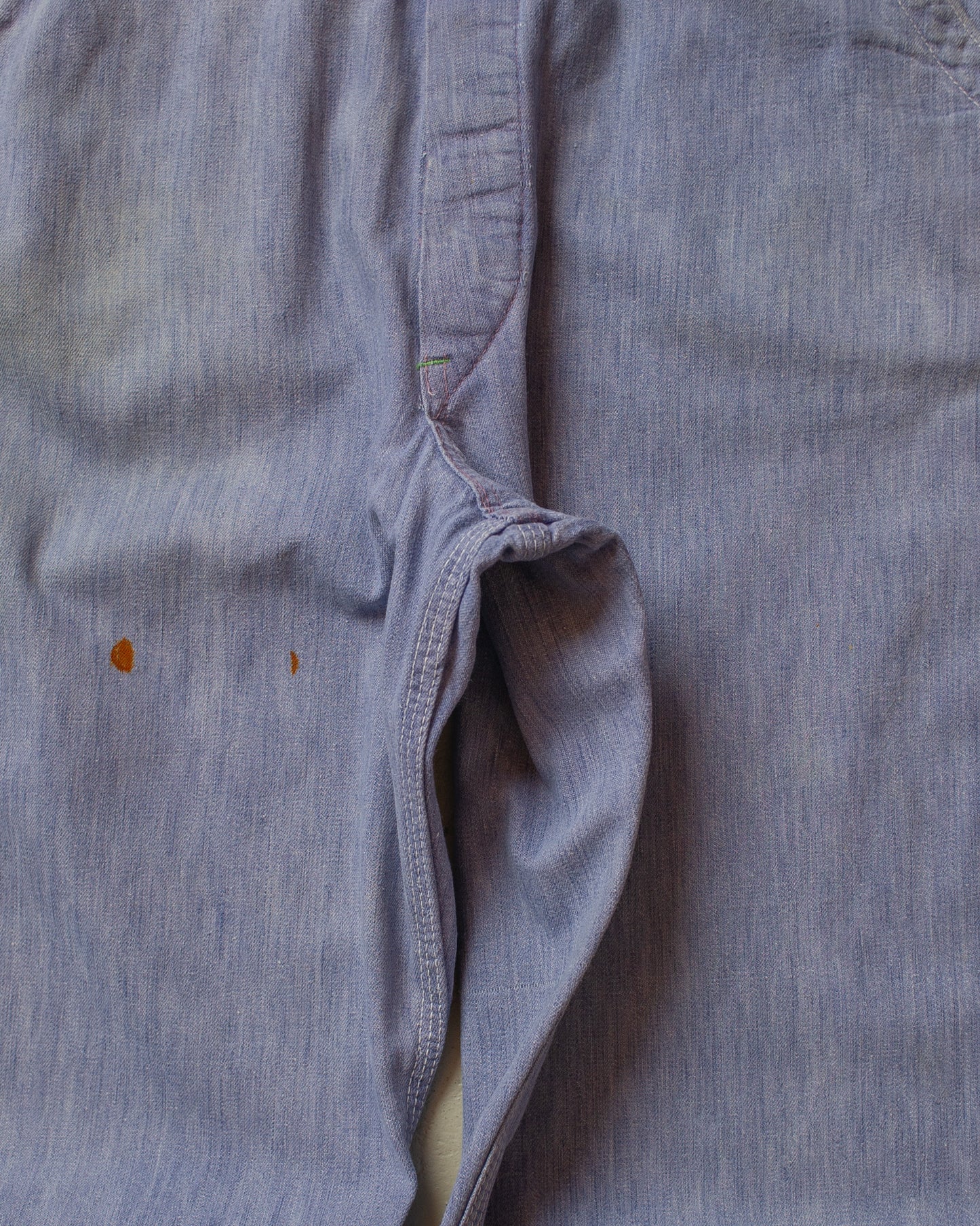 1960s Faded ELY Big Buck Overall blue - L/XL