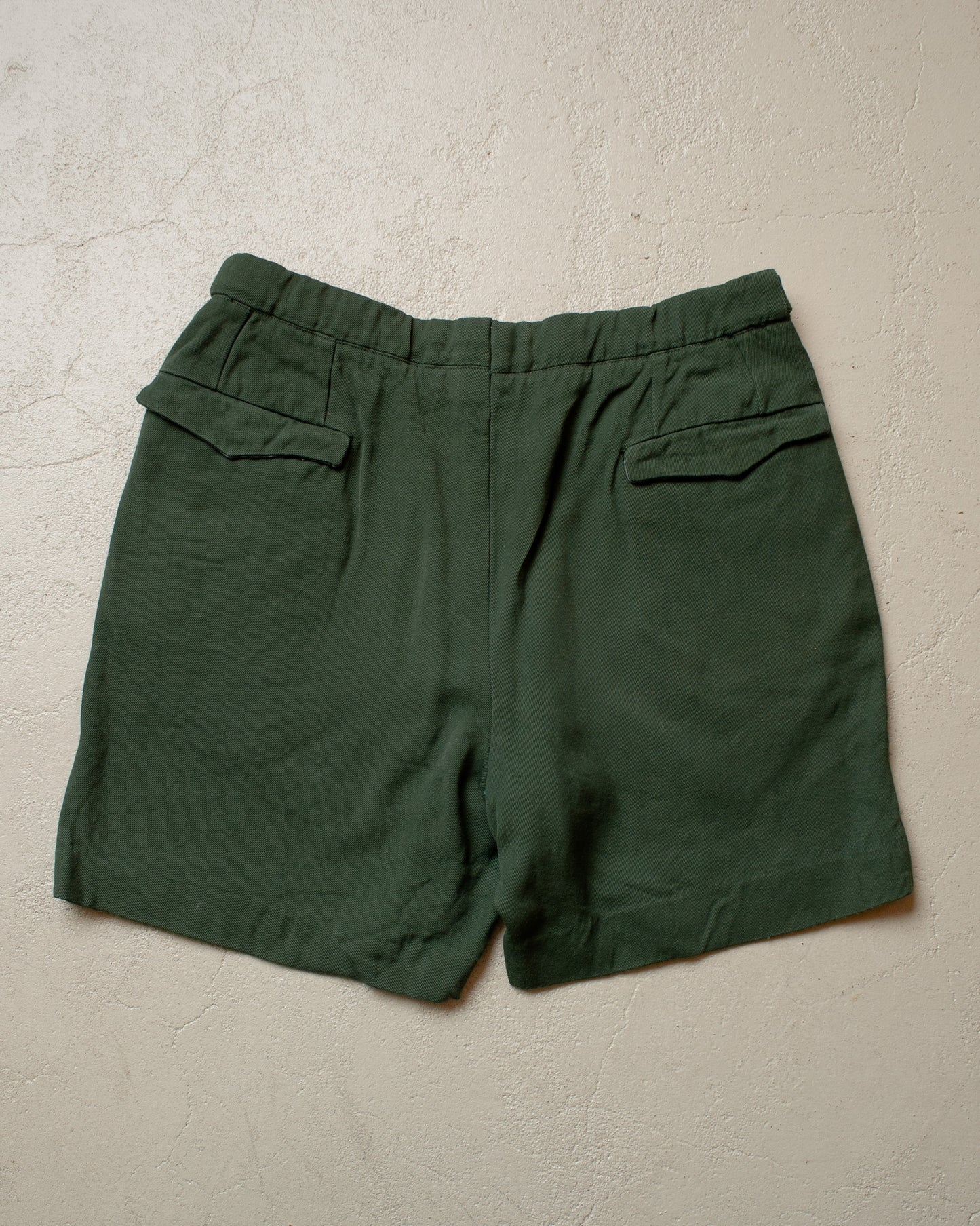 1940s/50s German ‚knitterfest’ Shorts green - W30