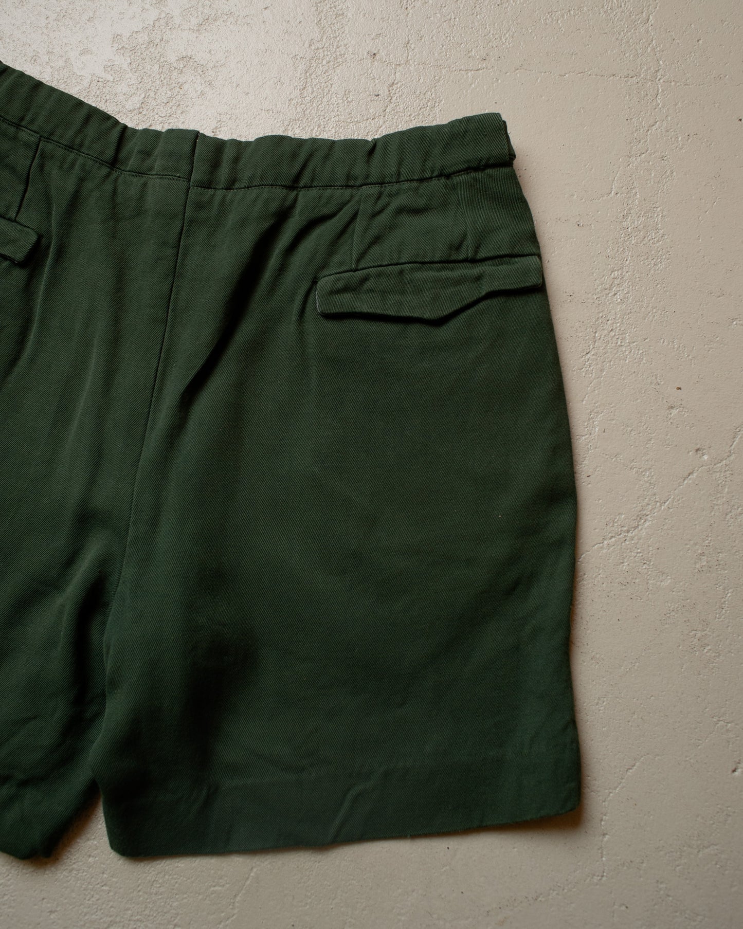 1940s/50s German ‚knitterfest’ Shorts green - W30