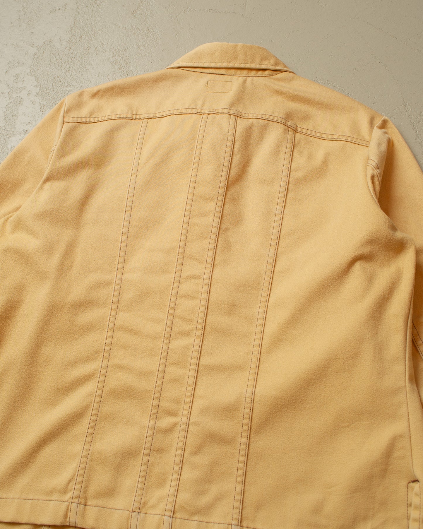 1970s Lee West Cal.45 Moleskin Shirt Jacket beige - XL