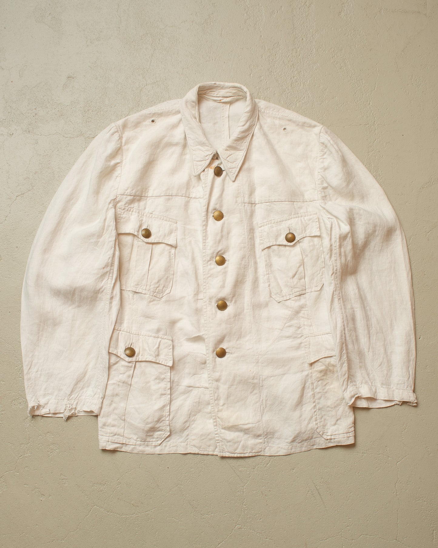 WW2 German Kriegsmarine? Linen Tunic white - S
