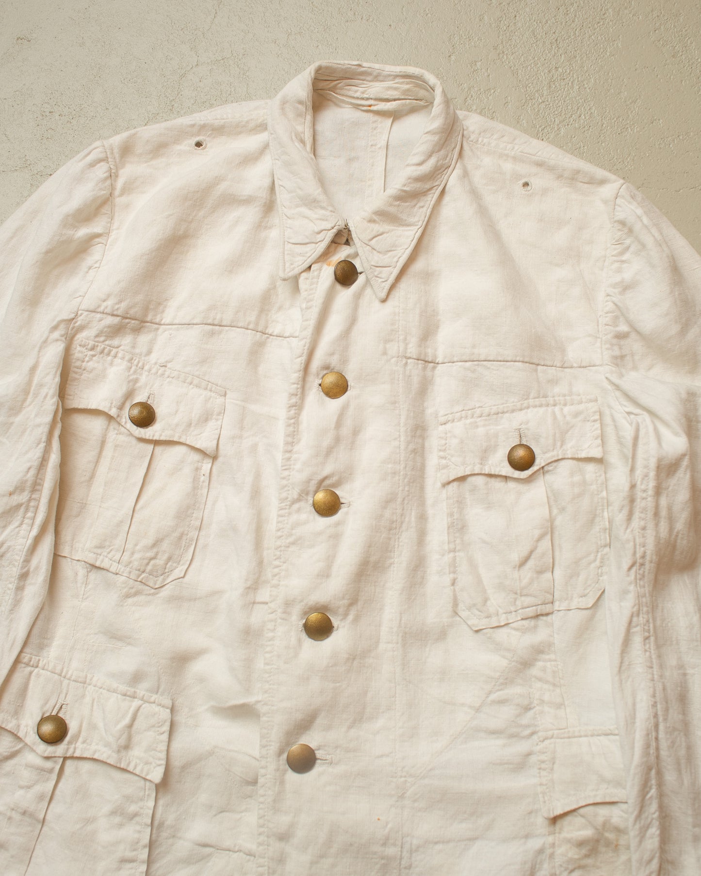 WW2 German Kriegsmarine? Linen Tunic white - S