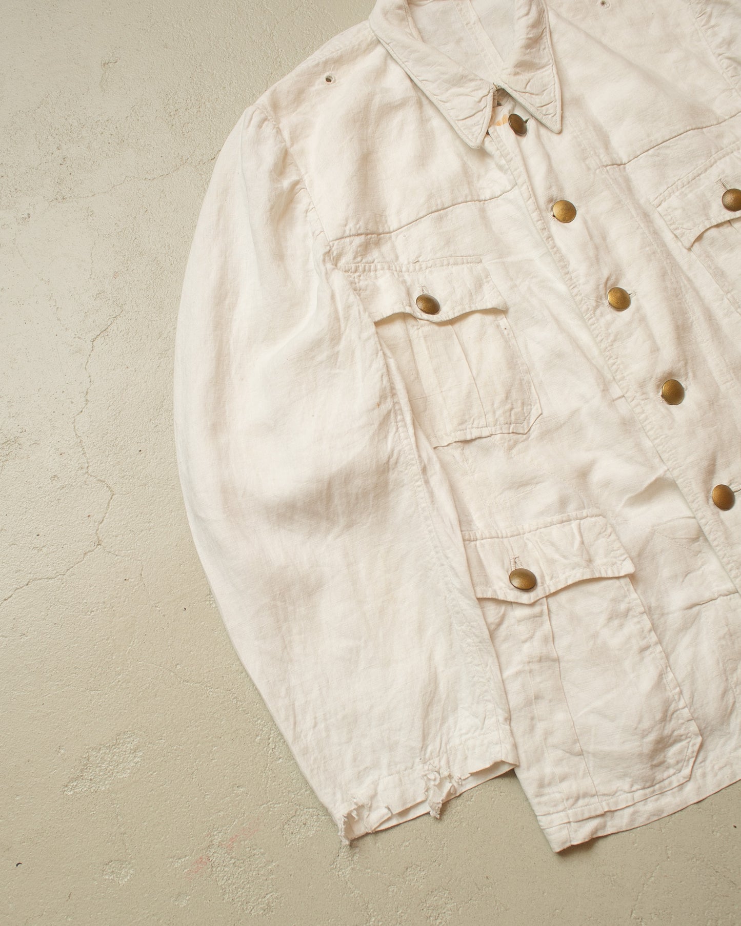 WW2 German Kriegsmarine? Linen Tunic white - S
